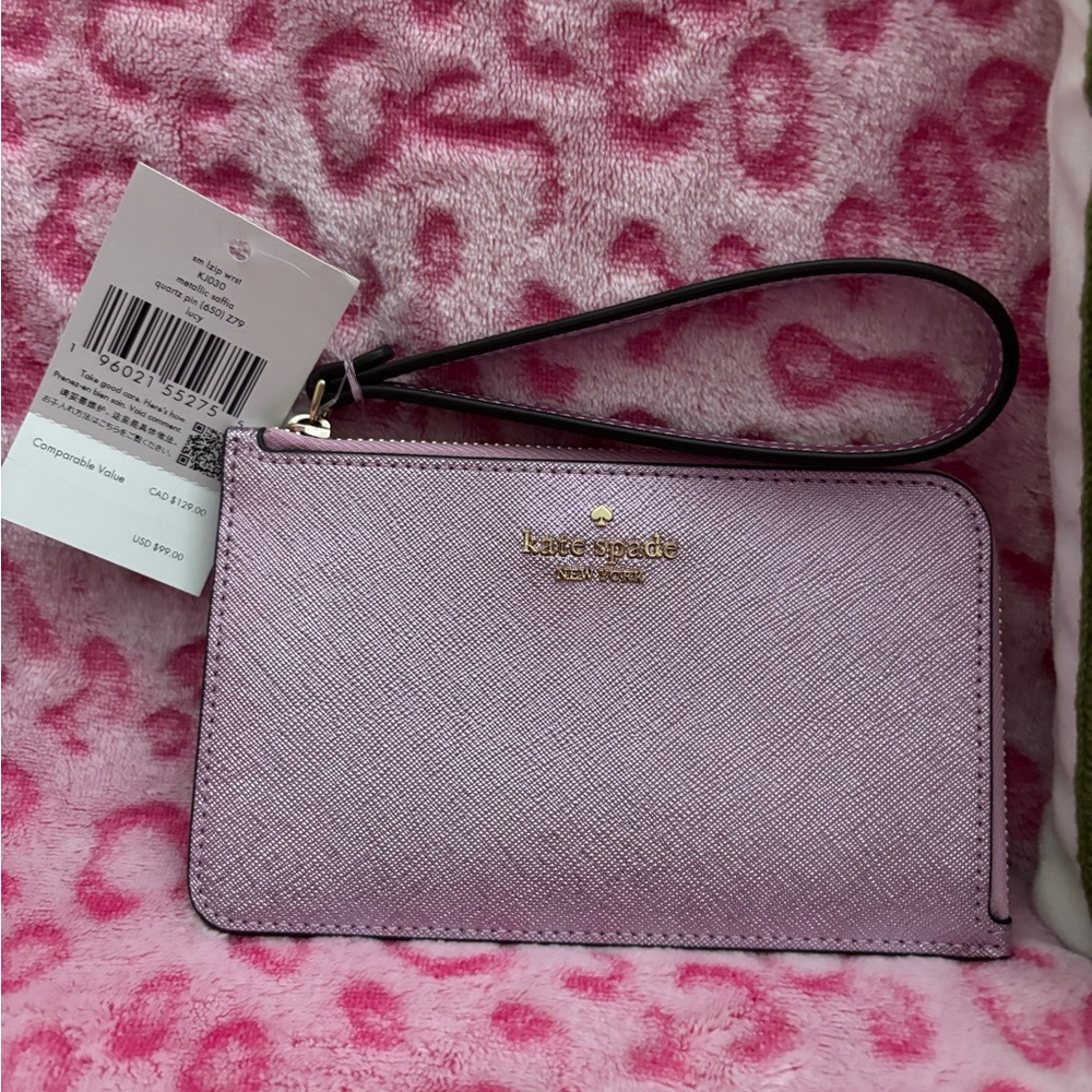 Kate Spade Lucy Small L-Zip Wristlet